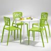 Inca stol – limegrønn – med bord- kontor & interiør as – sarpsborg